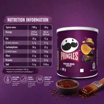 PRINGLES® Texas BBQ Sauce 40g