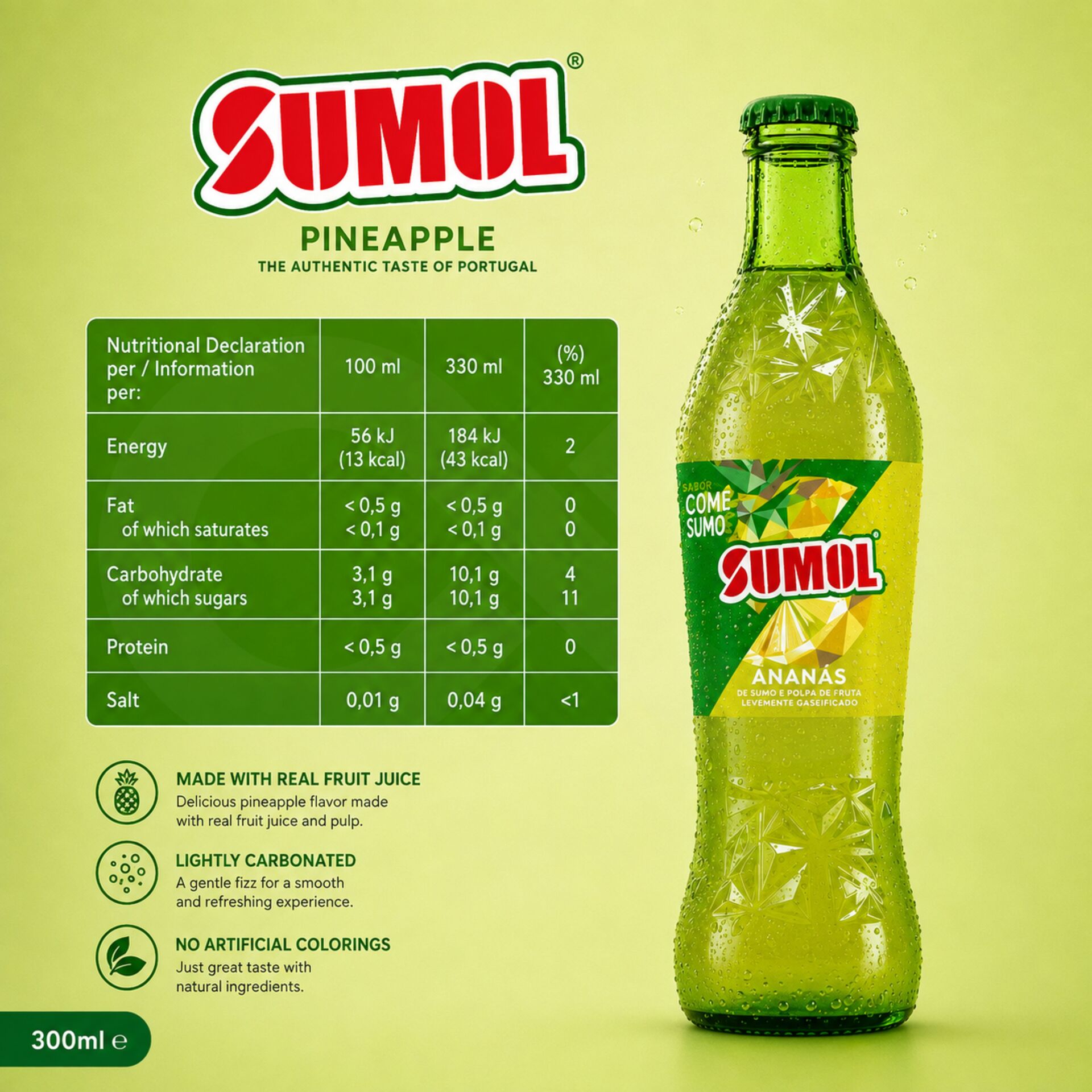 SUMOL® Pineapple 300ml