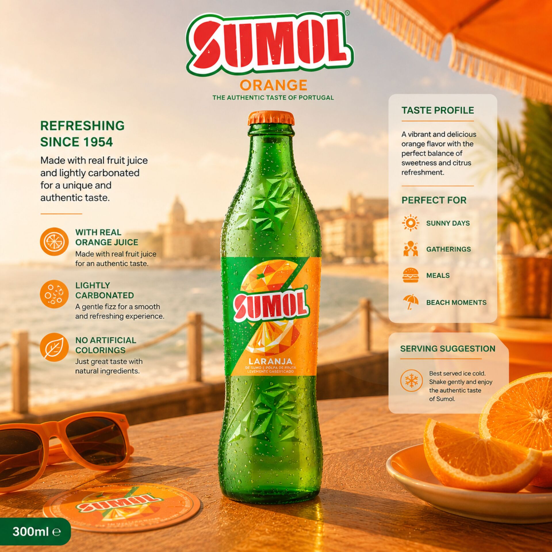 SUMOLŪ Sinaasappel 300ml