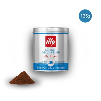 ILLY� Caf� Moulu D�caf�in� 125g