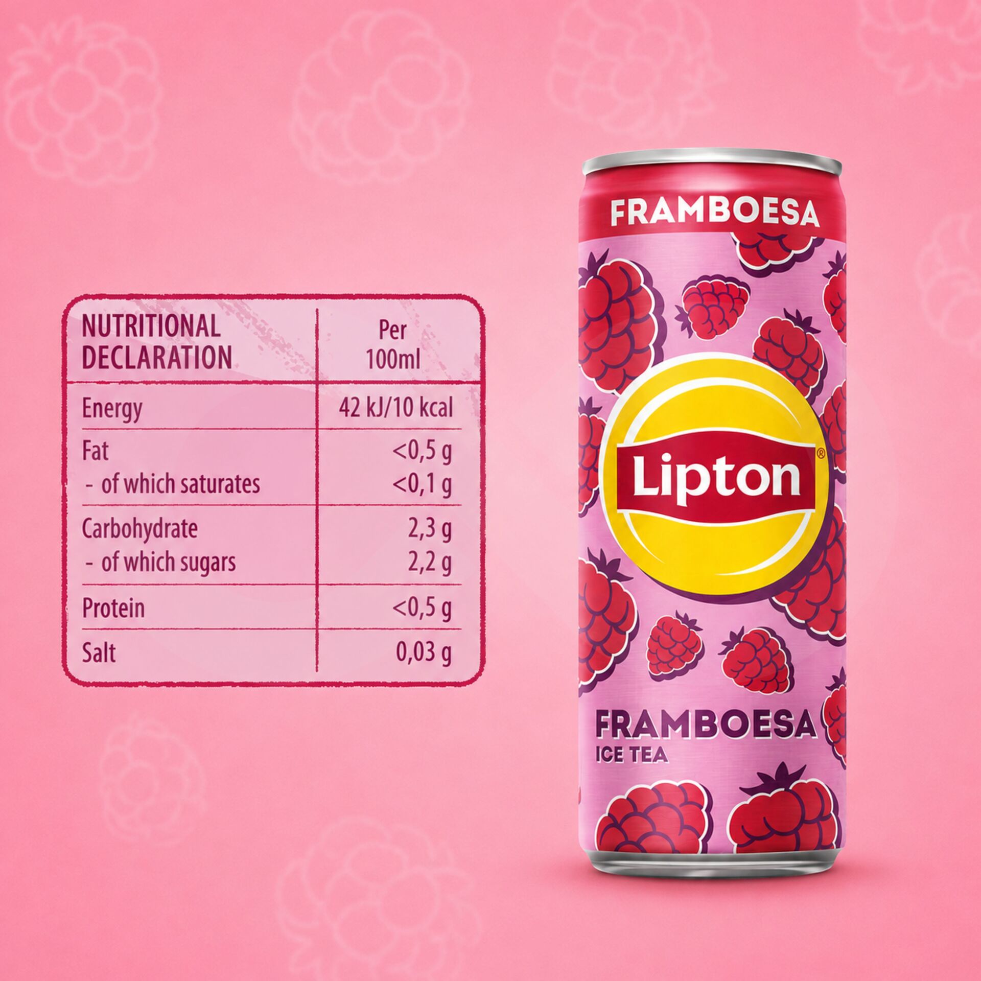 LIPTON® Framboesa 250 ml