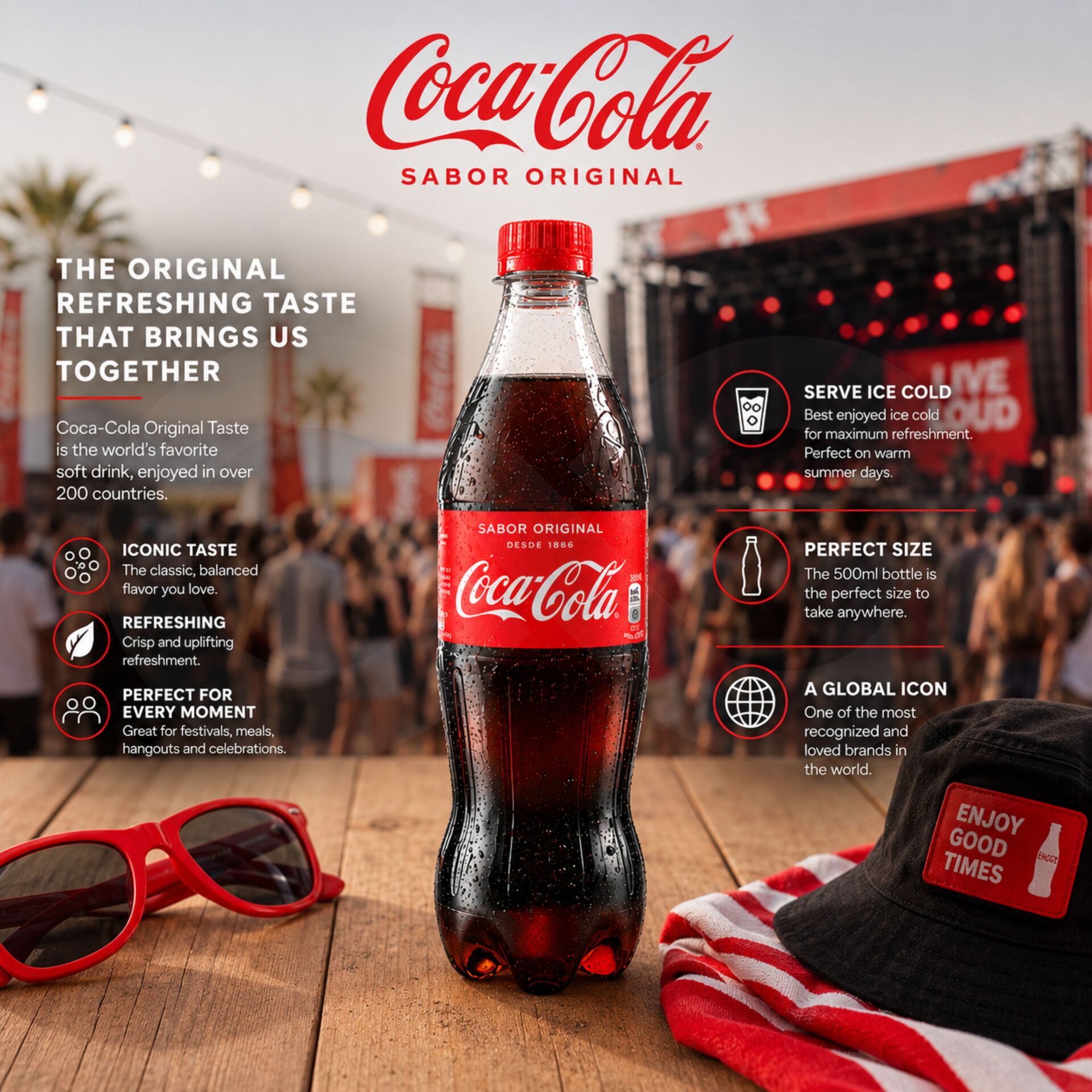 COCA-COLAŽ Original 500ml