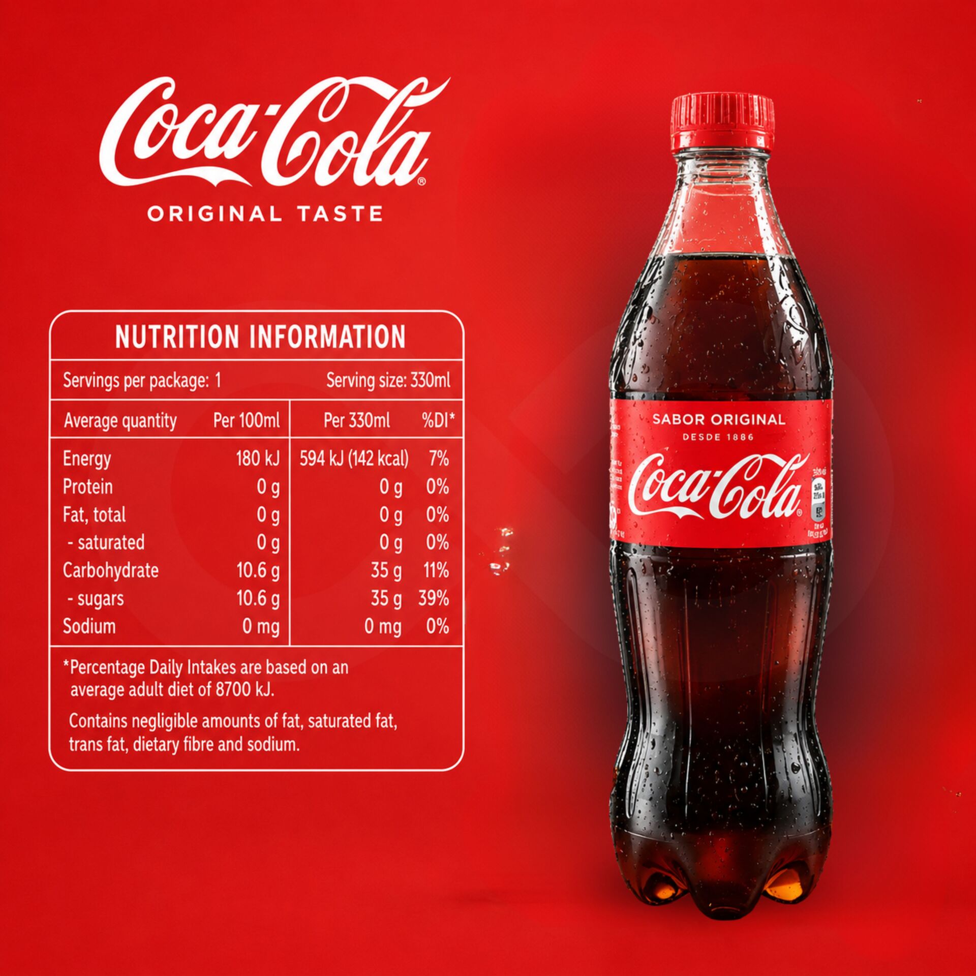 COCA-COLAŽ Original 500ml