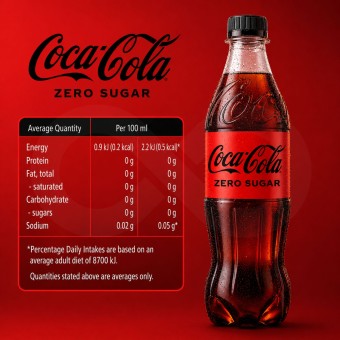 COCA-COLA� Zero 500ml