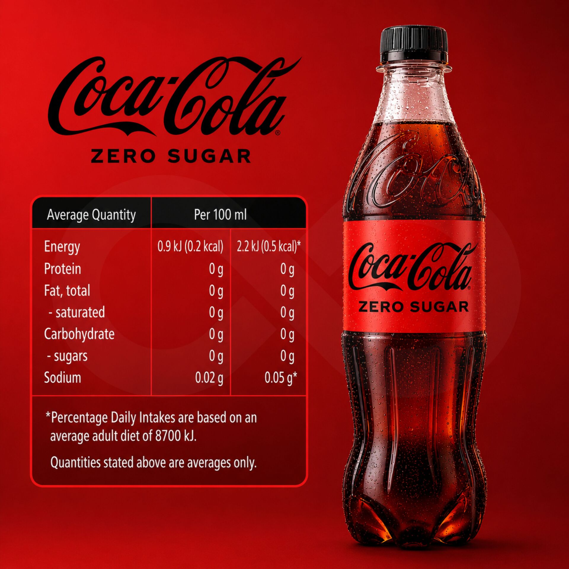 COCA-COLAź Zero 500ml