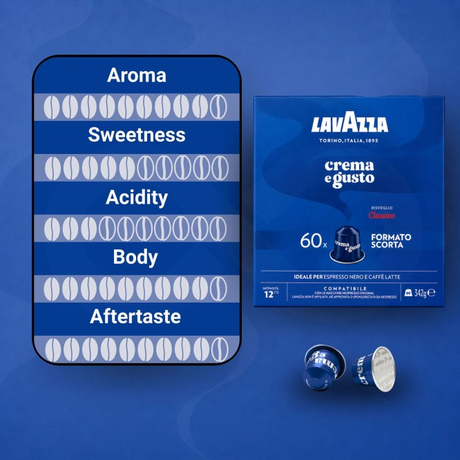 LAVAZZA® Kapseln Nespresso Crema E Gusto Classico 60 Stk.