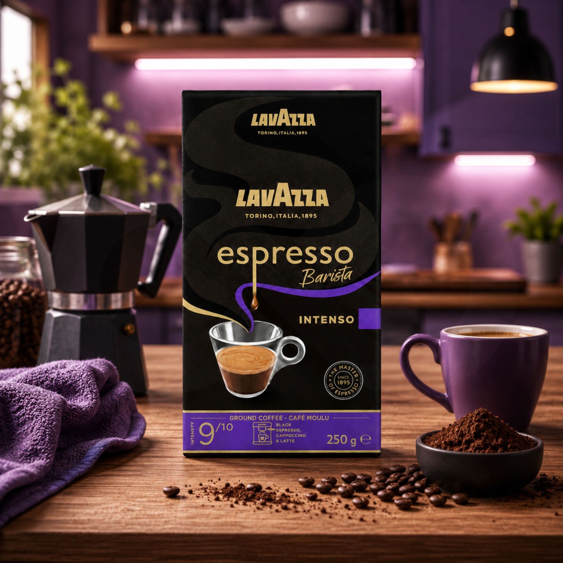 LAVAZZA® Gemahlener Kaffee Espresso Barista Intenso 250g
