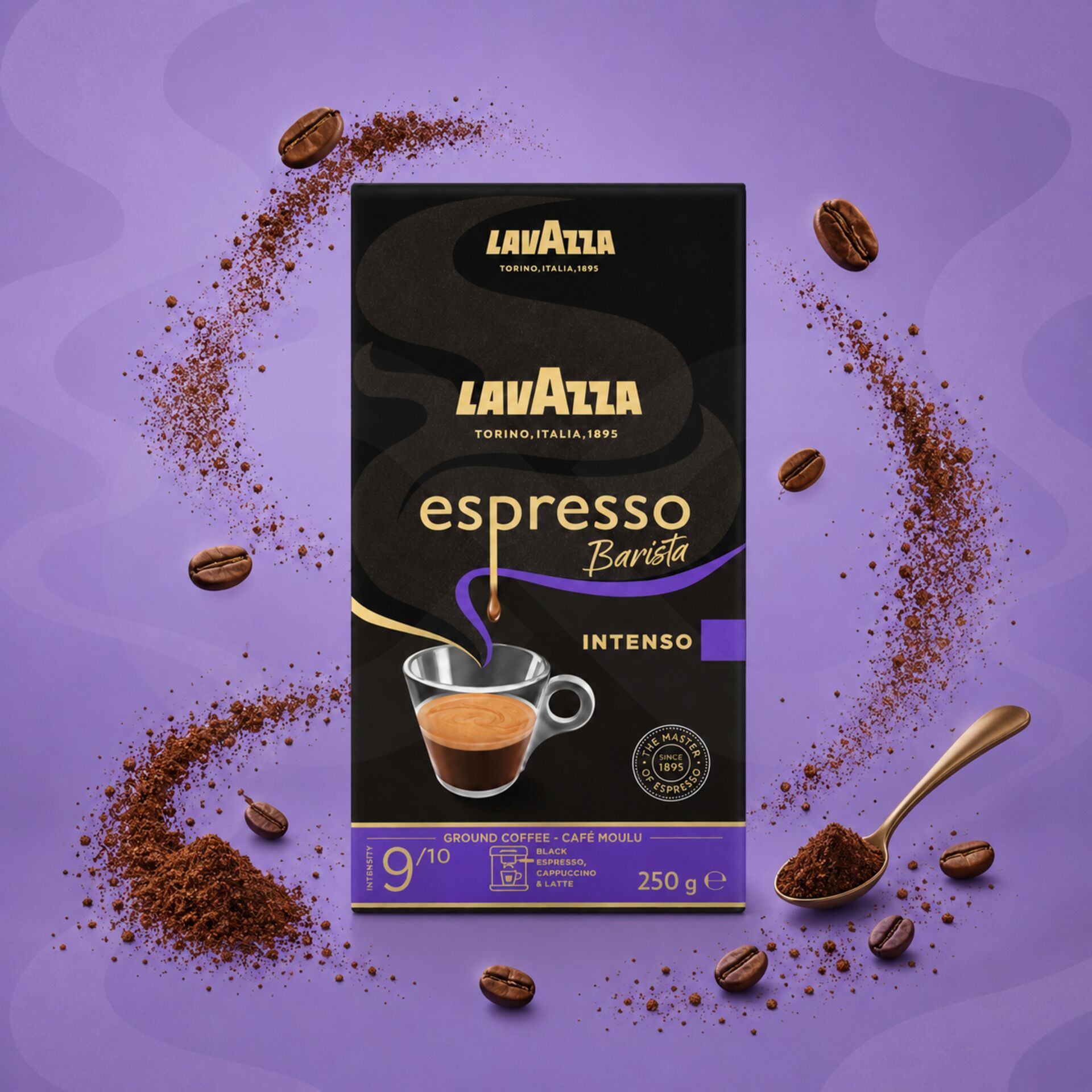 LAVAZZA® Gemahlener Kaffee Espresso Barista Intenso 250g