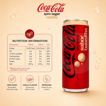 COCA-COLAź Zero Wanilia 330ml