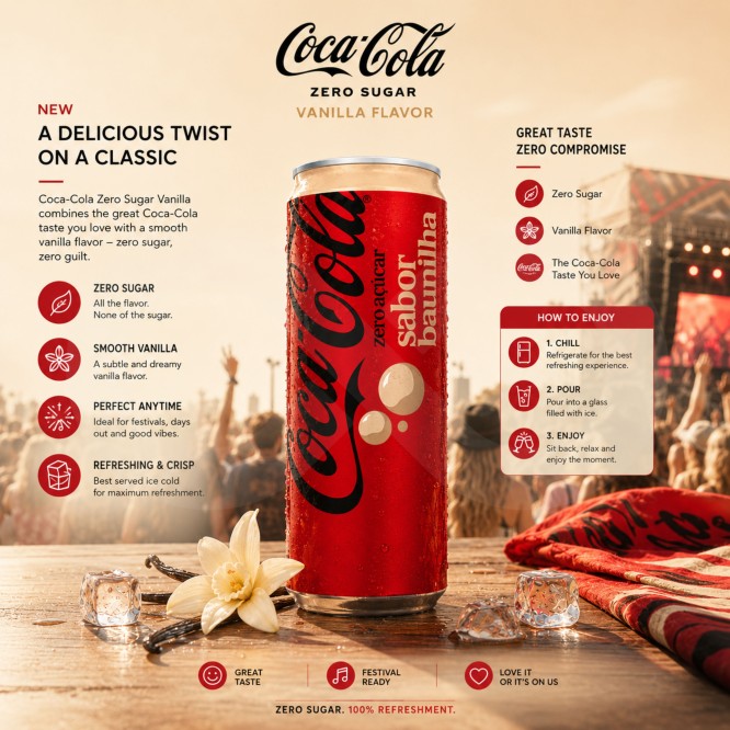 COCA-COLAź Zero Wanilia 330ml