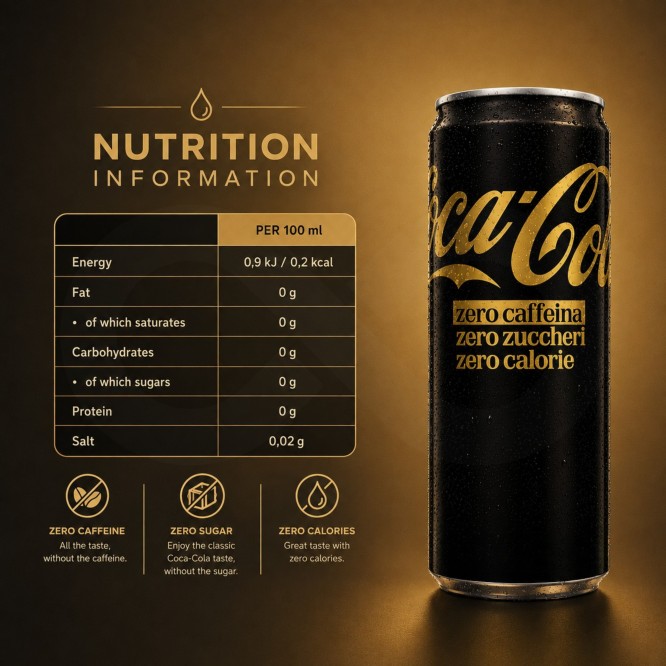 COCA-COLA® Zero Açúcar Zero Cafeína 330ml