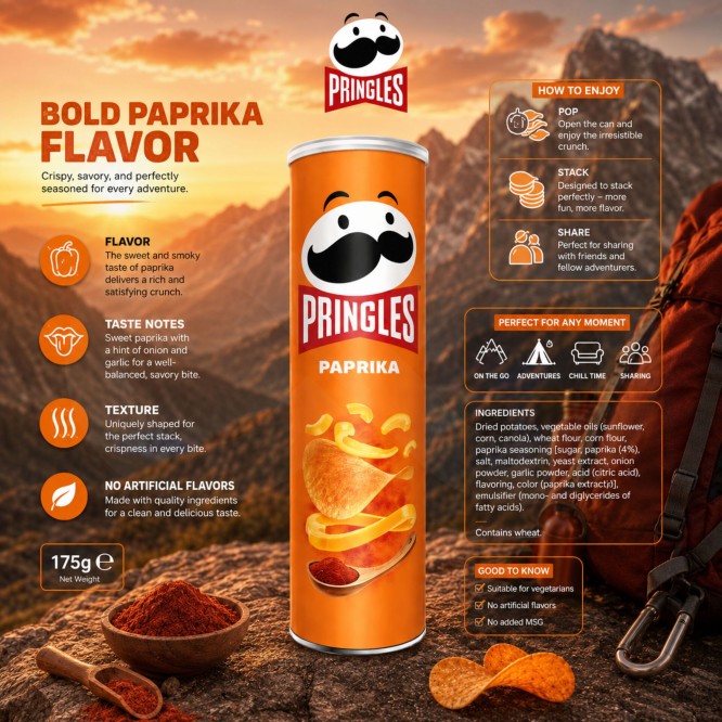 PRINGLES® Paprika 175g