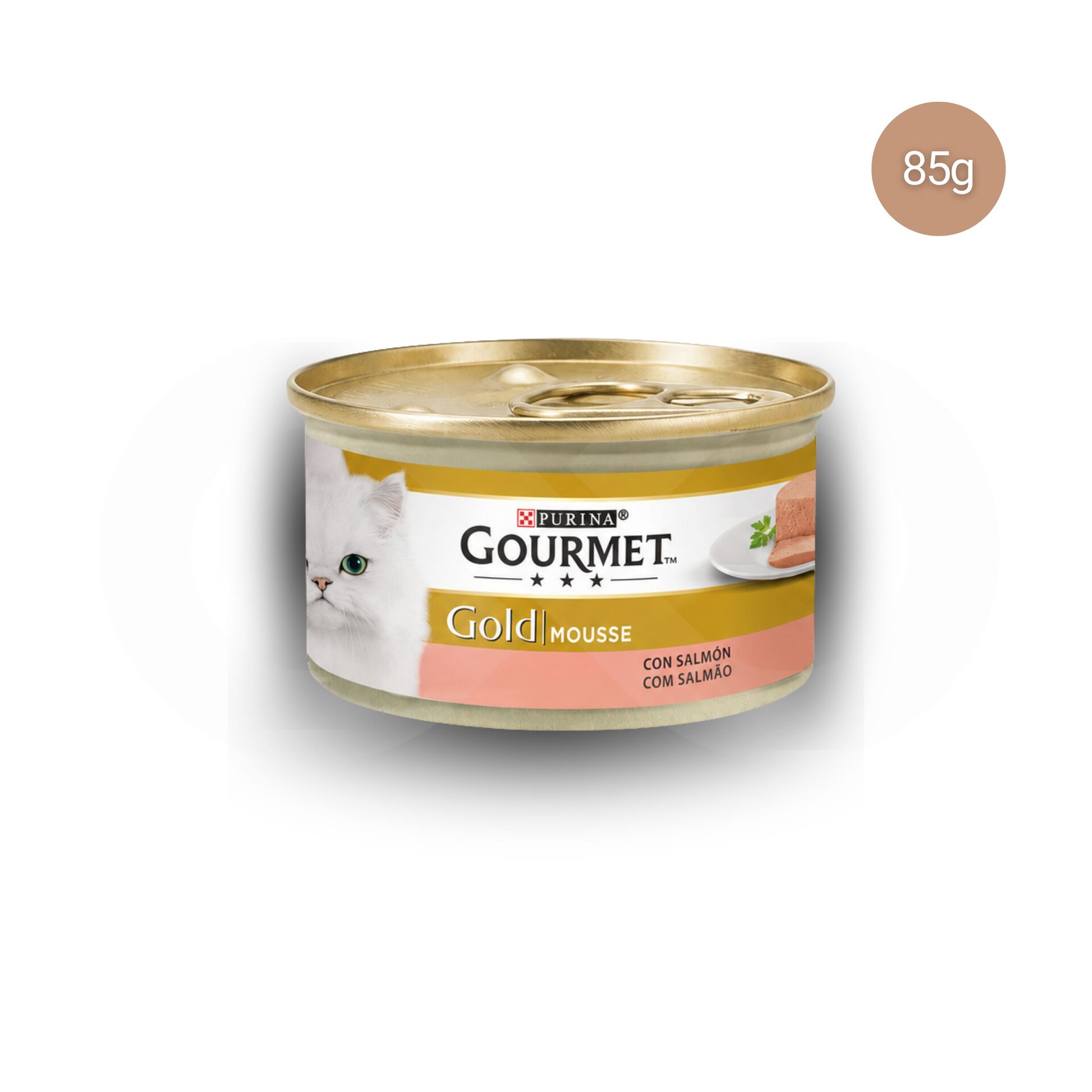 PURINA® Gourmet Gold Mousse com Salmão 85g