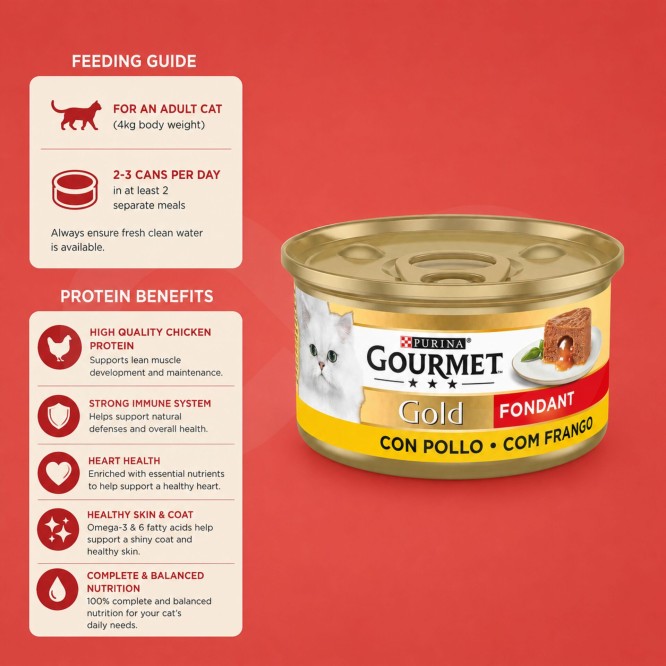 PURINAŽ Gourmet Gold Fondant met Kip 85g