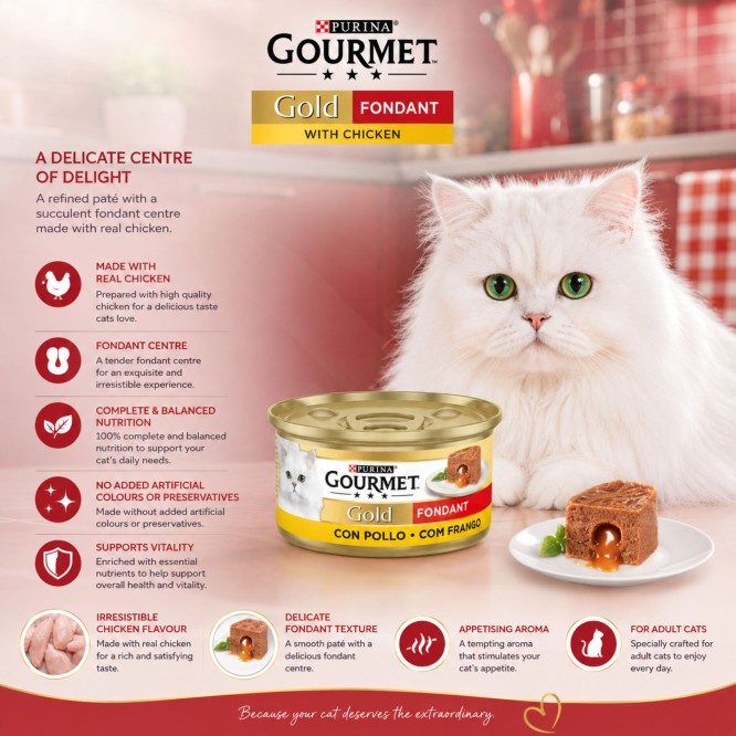 PURINAŽ Gourmet Gold Fondant met Kip 85g