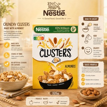 CLUSTERS� Almond Cereal 325gr