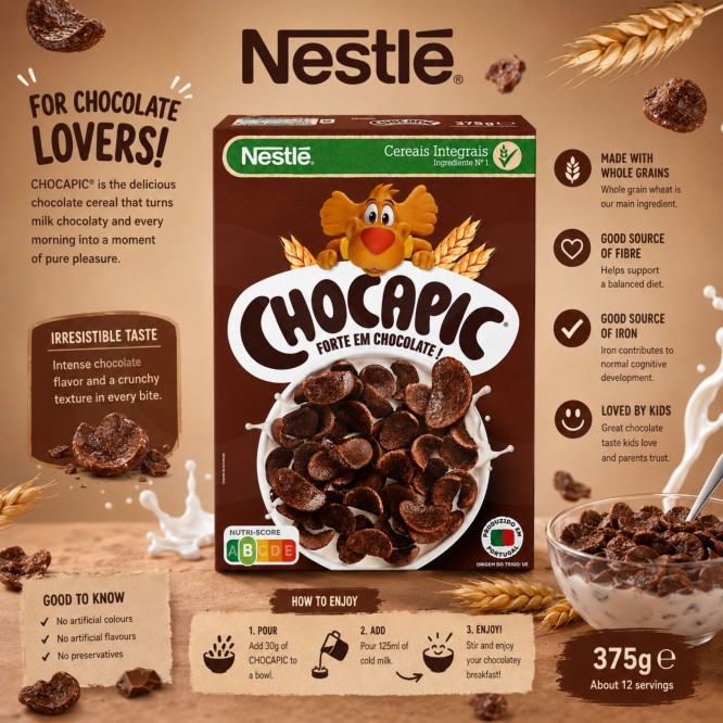 CHOCAPIC� Schokoladen-Cerealien 375g