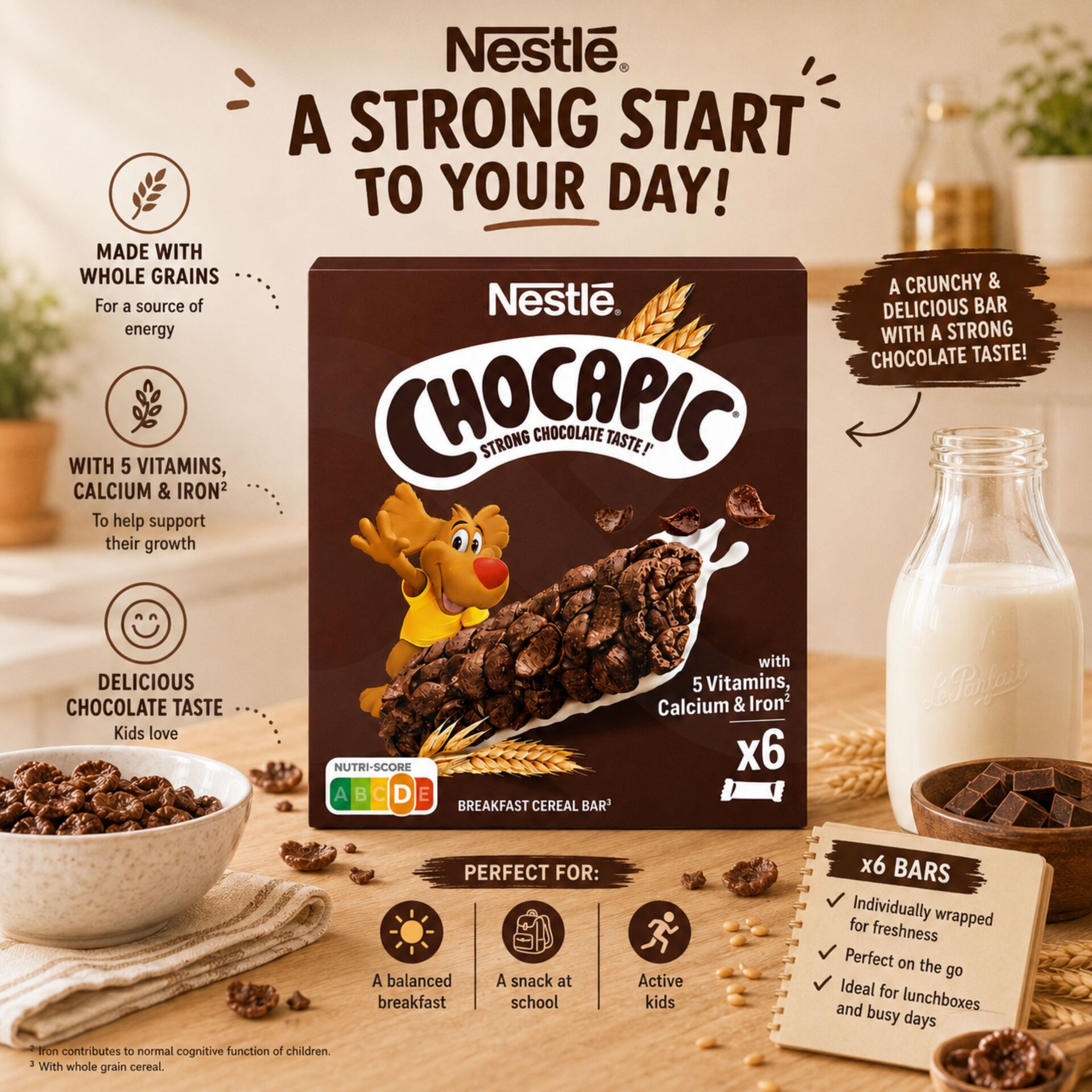 CHOCAPIC® Batony Zbozowe 6x25g