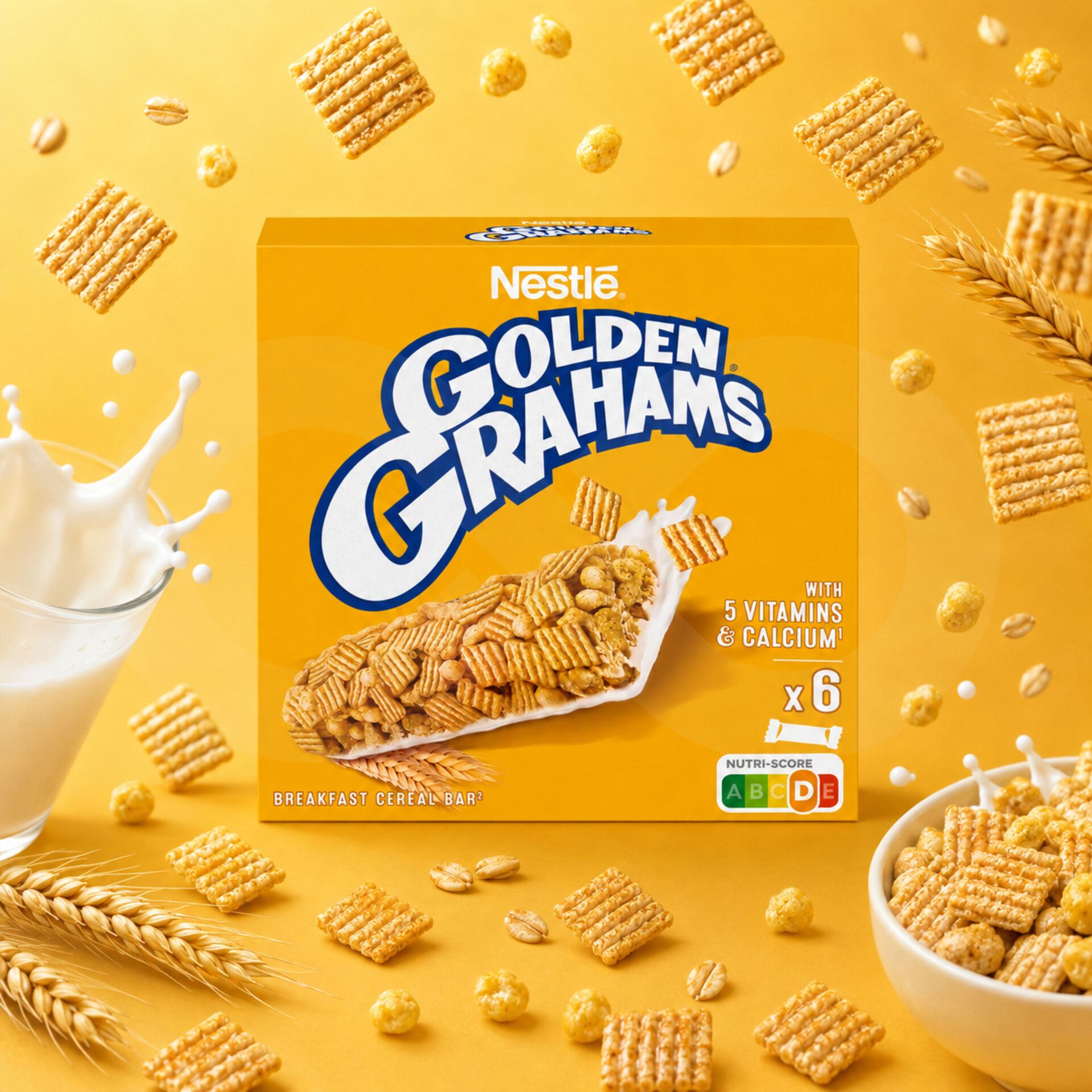 GOLDEN GRAHAMS® Barras de Cereais 6x25g