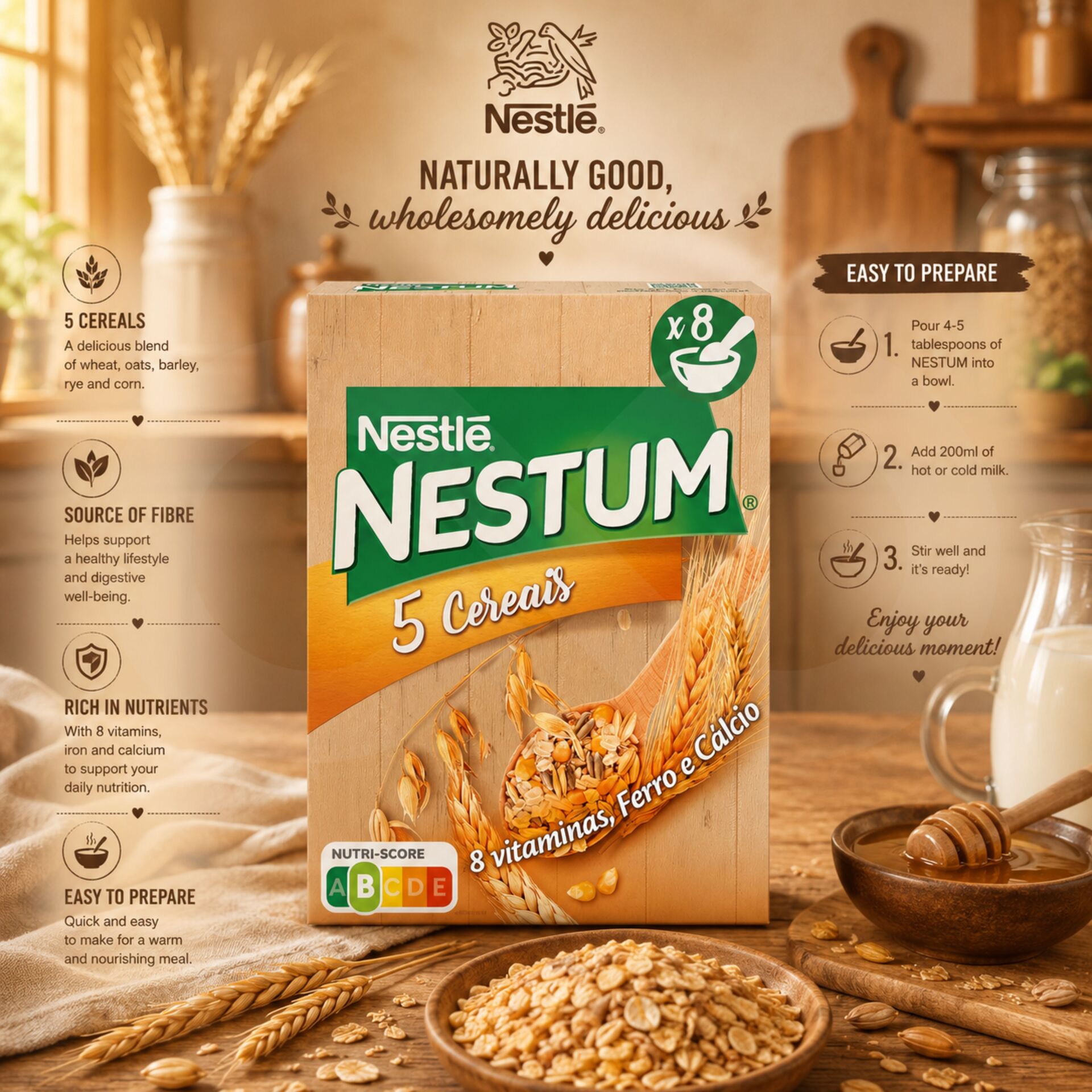 NESTUM® 5 Cereais 250g