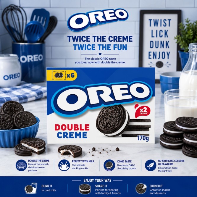 OREO® Double Cream 6x28gr