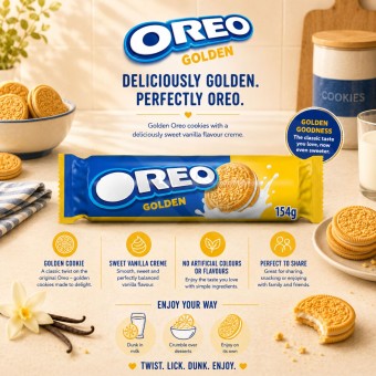 OREO® Biscuits Golden 154gr
