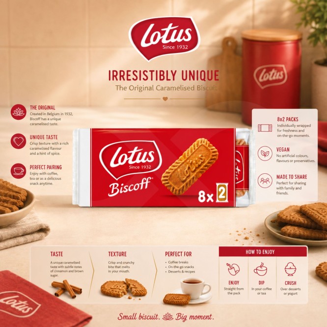 LOTUS BISCOFF� Biscuit 8x2 u.