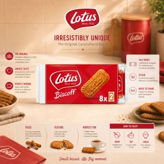 LOTUS BISCOFF� Biscuit 8x2 u.