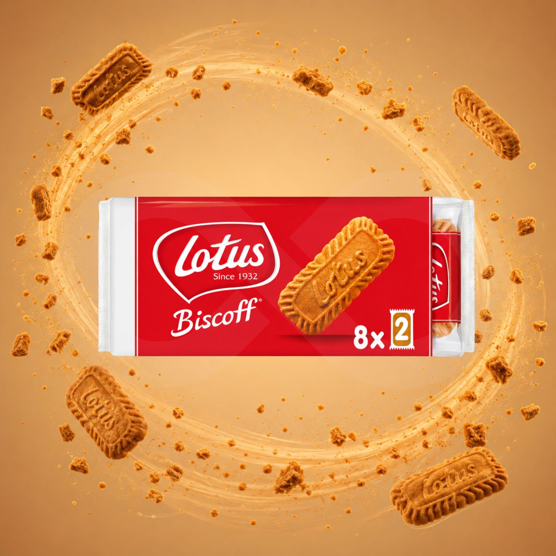 LOTUS BISCOFF® Biscuit 8x2 u.