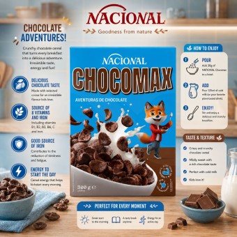 NACIONAL® Cereales Chocomax 300gr