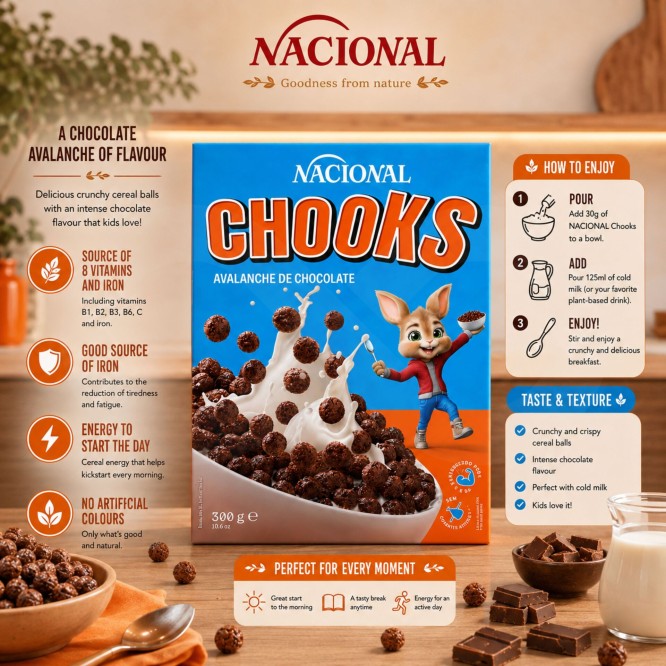 NACIONAL� Cereais Chooks 300gr