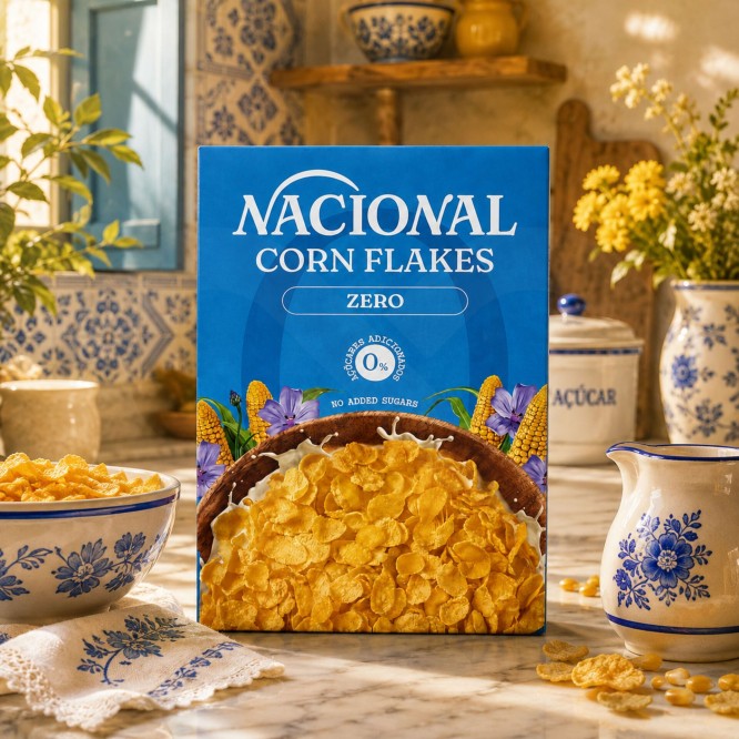NACIONAL® Corn Flakes Bez Cukru 375g