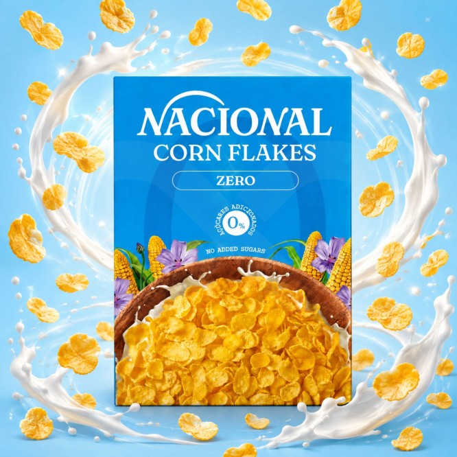 NACIONAL® Corn Flakes Bez Cukru 375g