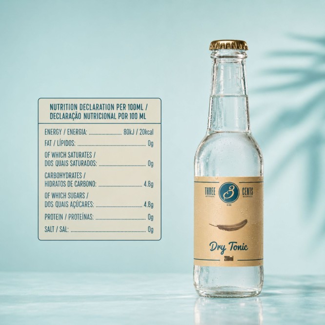 THREE CENTS® Tonic Sec 200ml
