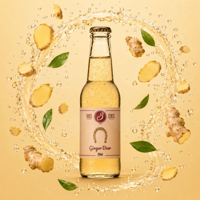 THREE CENTSŪ Ginger Beer 200ml