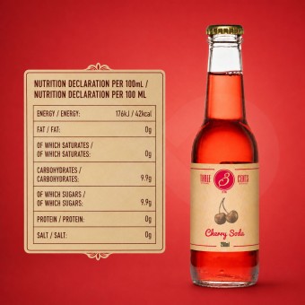 THREE CENTS� Cherry Soda 200ml