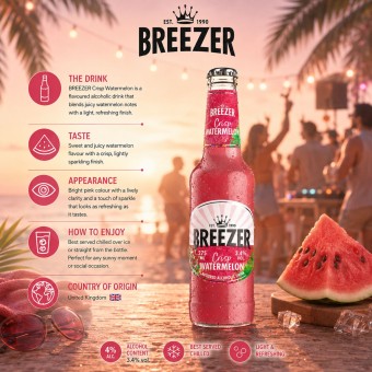 BREEZER® Crisp Watermelon 275ml