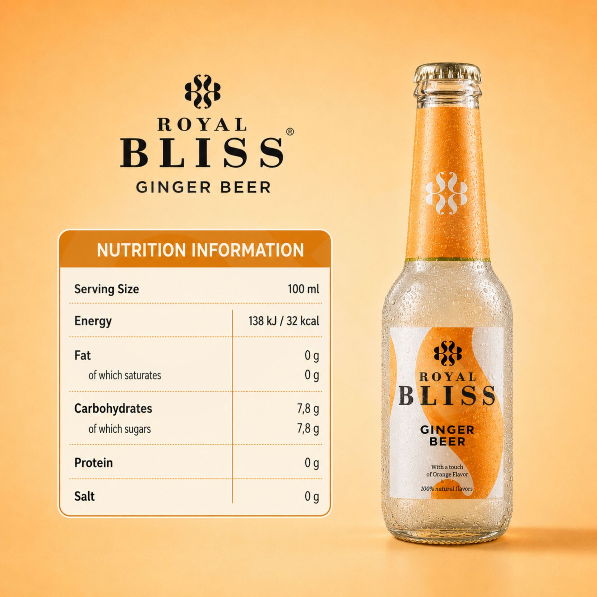 ROYAL BLISS® Ginger Ale 200ml