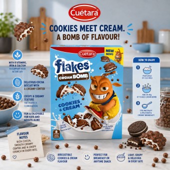 CUÉTARA FLAKES® Ciastka Cream Bomb 350gr