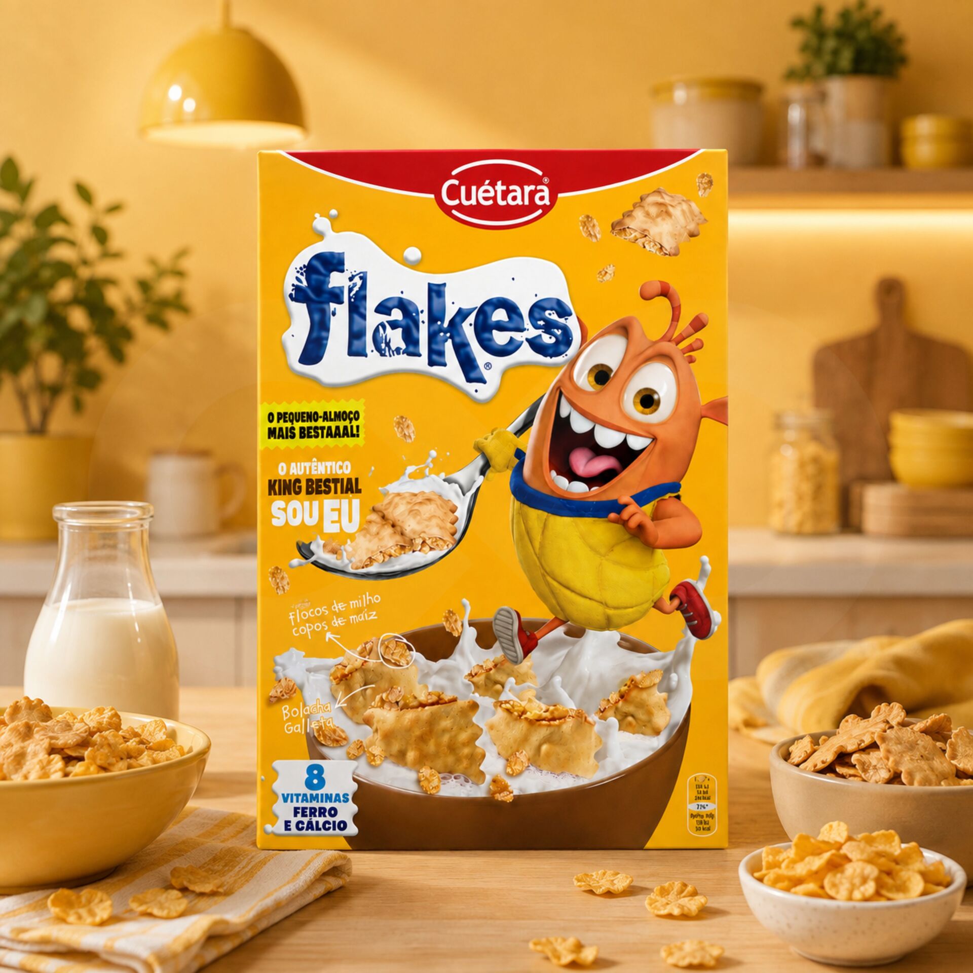 CUÉTARA FLAKES® Biscuits with Corn Flakes 500gr