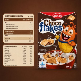 CHOCO FLAKES® Chocolat 500gr