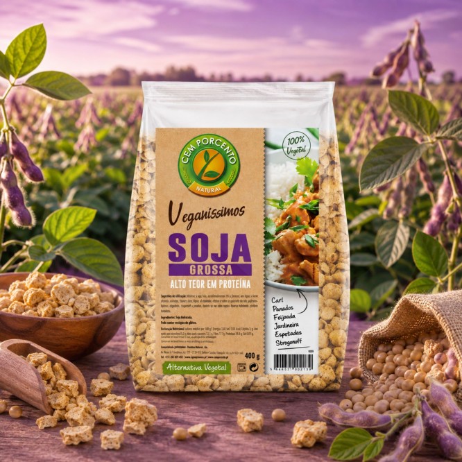 CEM POR CENTO� Veganissimos Gruby Granulat Sojowy 400gr