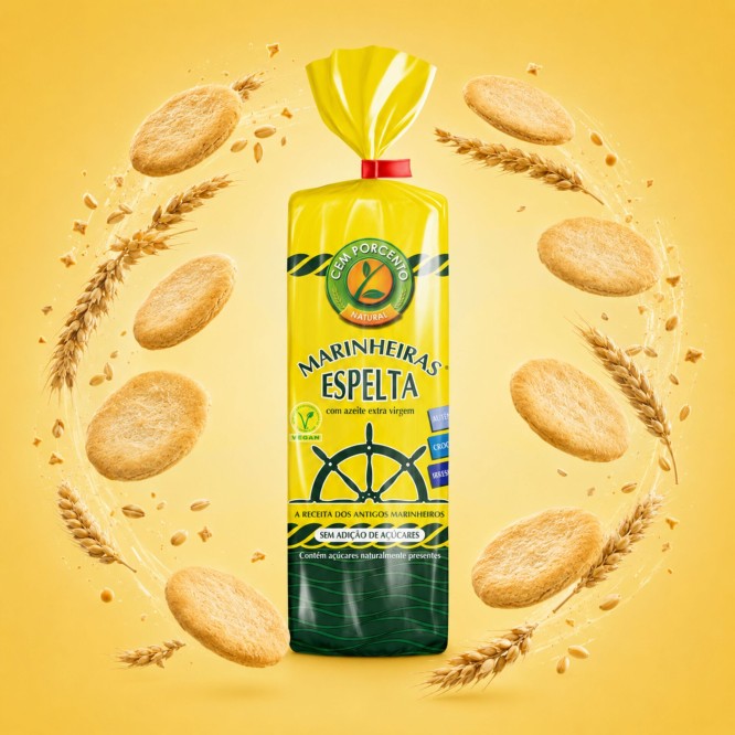 CEM POR CENTO® Biscuits Marins à l’Épeautre 200gr