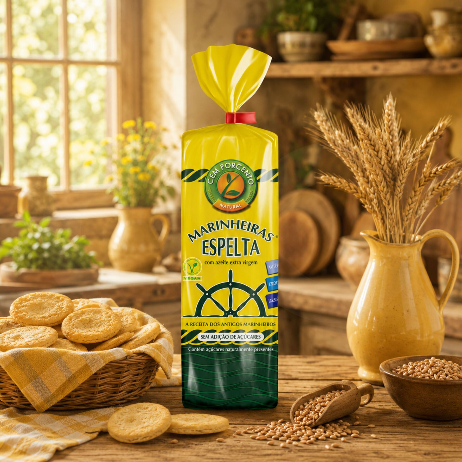 CEM POR CENTO® Biscuits Marins à l’Épeautre 200gr