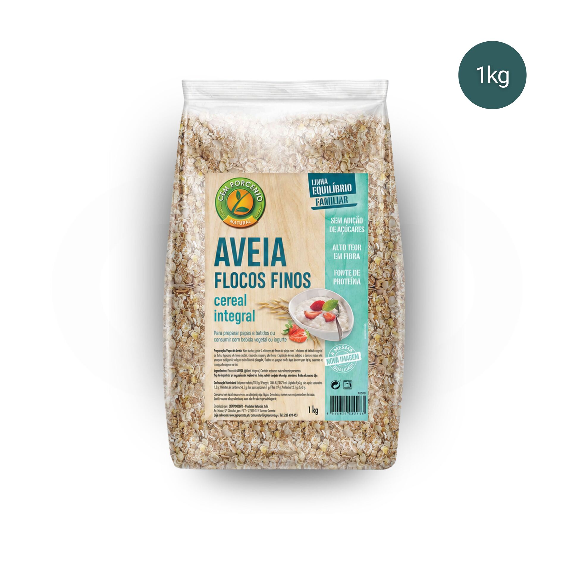 CEM POR CENTO® Copos Finos de Avena 1Kg
