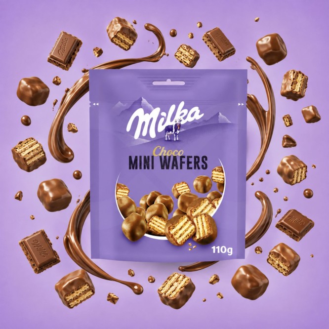 MILKA� Mini Choco Wafers 110gr