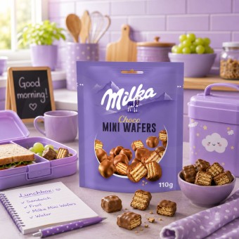 MILKA� Mini Choco Wafers 110gr