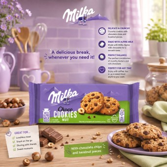 MILKA® Choco Cookies Nut 135gr