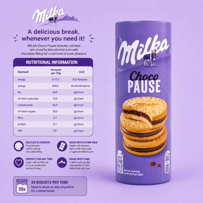 MILKA® Choco Pause 260gr
