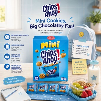 CHIPS AHOY!® Mini 4x40gr
